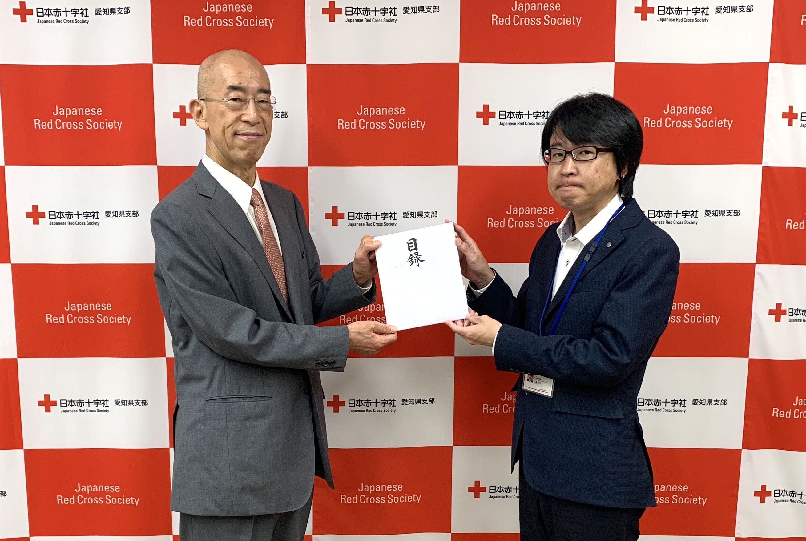 『ライリスト義援金』を日本赤十字社 愛知県支部へ寄付しました
